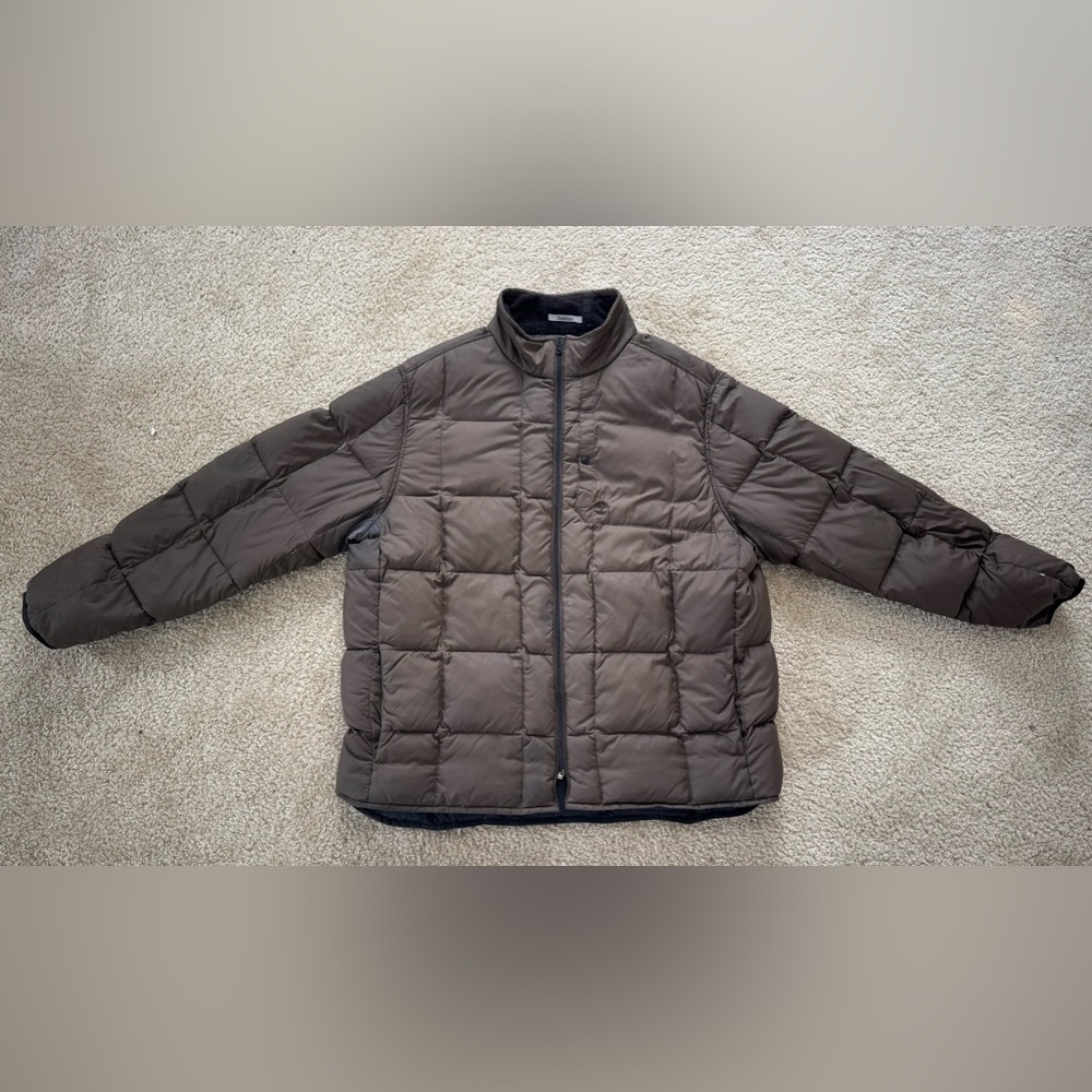 Vintage y2k Timberland Brown Puffer Jacket Men’s XXL